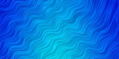 Light BLUE vector background with curves.