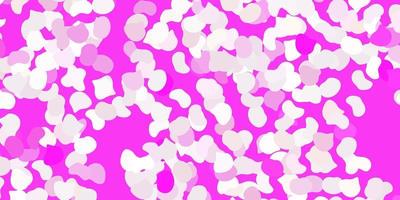 Light pink vector backdrop with chaotic shapes.