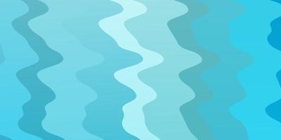 Light BLUE vector background with bent lines.