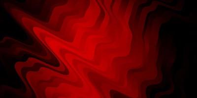 Dark Red vector template with curves.