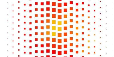 Light Red, Yellow vector backdrop with rectangles.