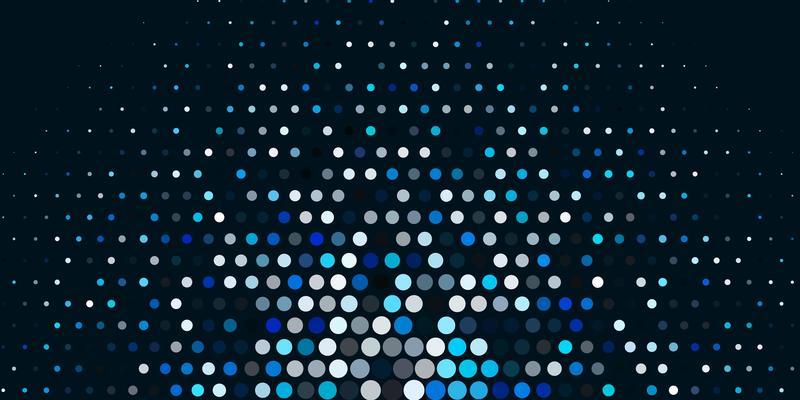 Dark BLUE vector texture with disks.