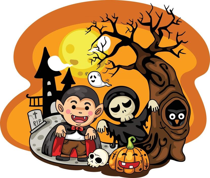 Halloween Kids Vector Art, Icons, and Graphics for Free Download