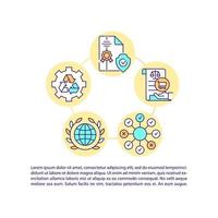 Hydrogen energy concept line icons with text. PPT page vector template with copy space. Brochure, magazine, newsletter design element. Fuel technologies linear illustrations on white