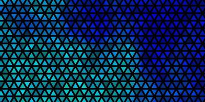 Light BLUE vector background with triangles.