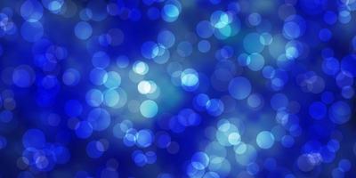 Light BLUE vector pattern with circles.