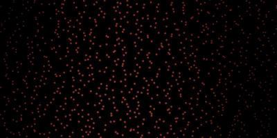 Dark Red vector texture with beautiful stars.