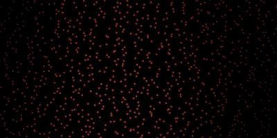 Dark Red vector texture with beautiful stars.