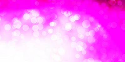 Light Pink vector background with spots.