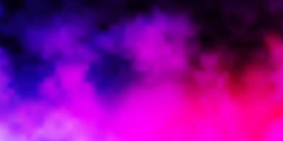 Light Purple vector layout with cloudscape.