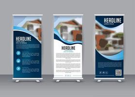 Business Roll Up. Standee Design. Banner Template
