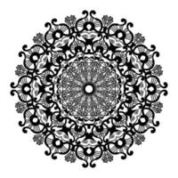 flourish ornament mandala design abstract element for Islamic background vector