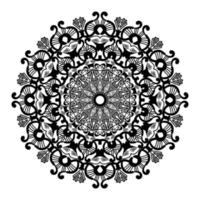 florecer ornamento mandala diseño elemento abstracto para fondo islámico vector