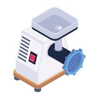 Mincing Meat Machine vector