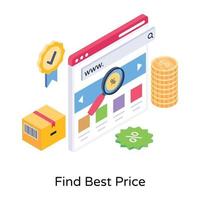 Find Best Price vector