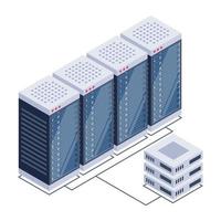 monitoreo de datos del servidor vector