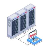 Server Data Display vector