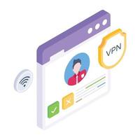 Web site Vpn vector