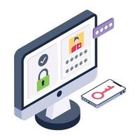 Login Access protection vector