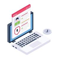 Login Access protection vector