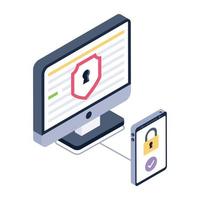 Login Access protection vector