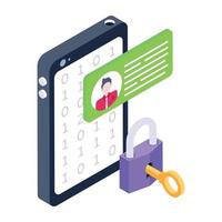Mobile Security and Safety vector
