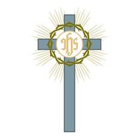 Good Friday cross concept vector