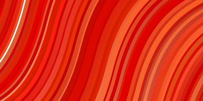 Light Orange vector background with wry lines.