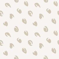 Brown Animal Leopard Seamless Pattern Background vector