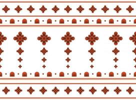 patrón oriental étnico geométrico. Diseño de bordado de collar para textil, moda mujer, fondo, papel tapiz, ropa y envoltura. ilustración vectorial. vector