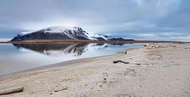 Arctic landscape of Svalbard Spitsbergen