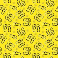 flip flops seamless pattern vector