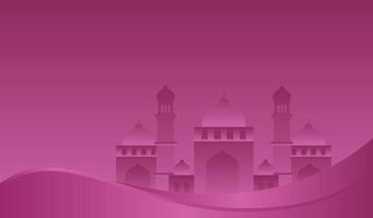 Islamic Background design for Ramadan Kareem and Eid Mubarak or Eid Al Adha vector