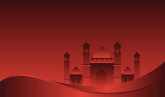 Islamic Background design for Ramadan Kareem and Eid Mubarak or Eid Al Adha vector