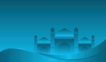 Islamic Background design for Ramadan Kareem and Eid Mubarak or Eid Al Adha vector