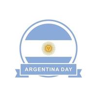 vector de diseño del día de argentina