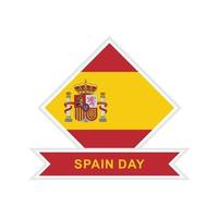 vector de diseño del día de españa