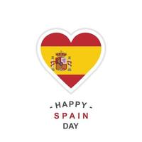 Spain Day Design Vector