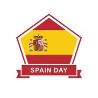 Spain Day Design Vector