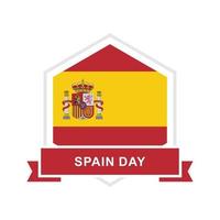 Spain Day Design Vector