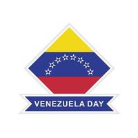 vector de diseño del día de venezuela