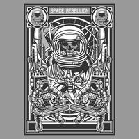 Space Rebellion Design vector