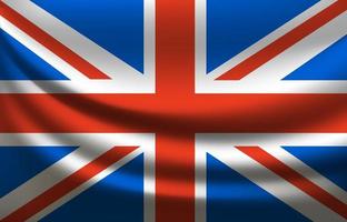 Great Britain waving flag. United Kingdom