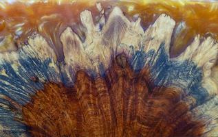 Casting epoxy resin Padauk burl wood background texture photo