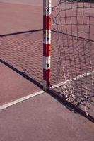 old street soccer goal sport equipment photo