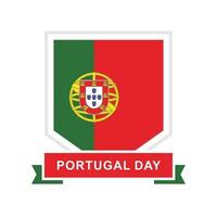 vector de diseño del día de portugal