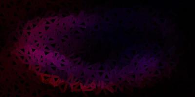 Fondo de pantalla de polígono degradado de vector rosa oscuro, rojo.
