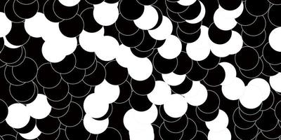 Dark BLUE vector background with bubbles.