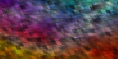 Light Multicolor vector backdrop with rectangles.