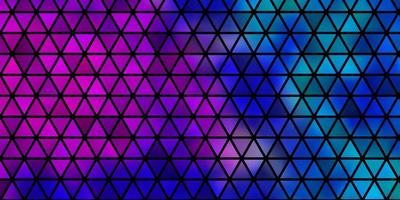 Light Pink, Blue vector texture with triangular style.